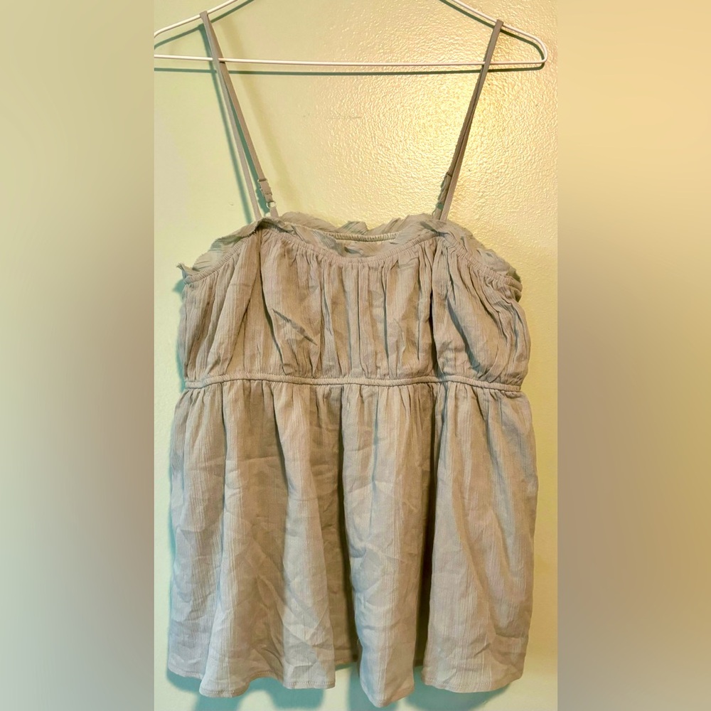 Medium empire waist sleeveless top/ camisole EUC